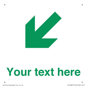 Custom Safe Condition inverse: Green Down left right arrow